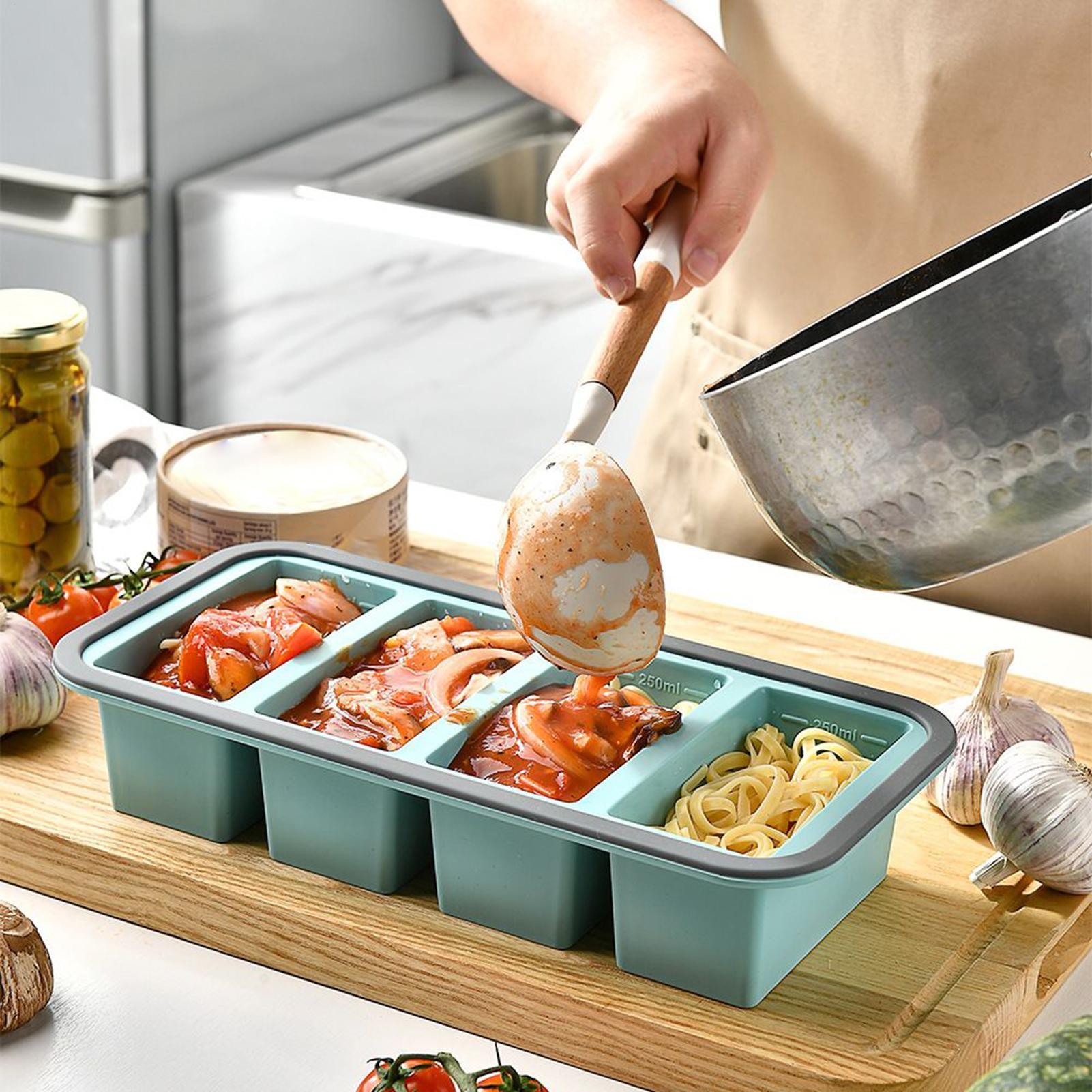 Meal Prep Template - Forma de Silicone para Congelador com