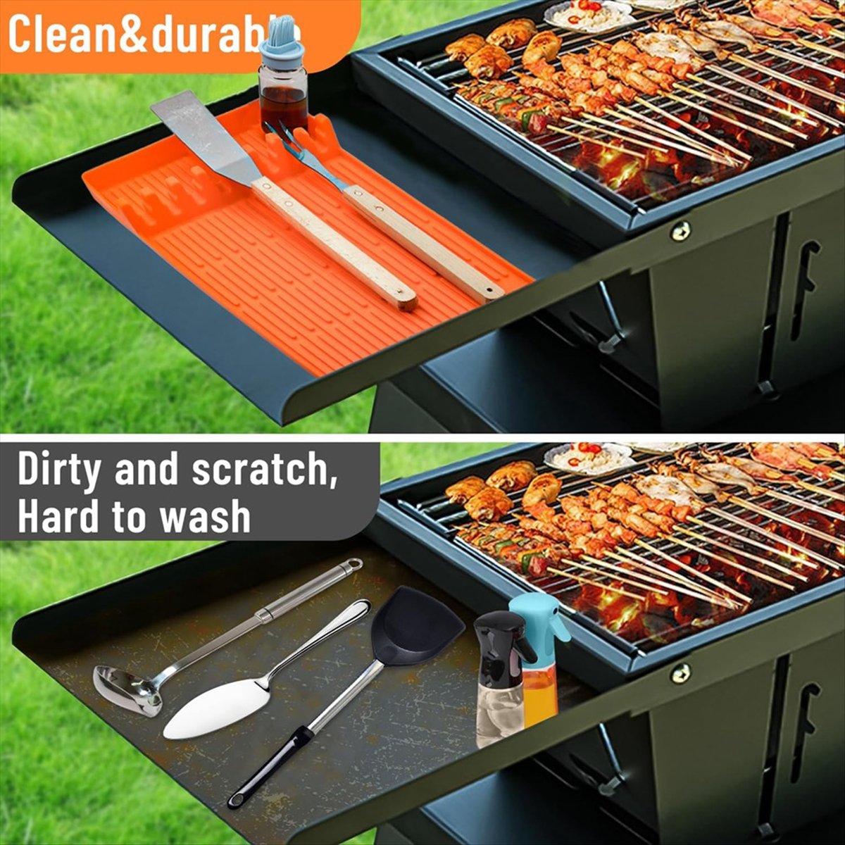 Food Prep Mat - Tapete de Silicone M10K para Grelhador